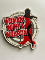 Woman With A Weapon PVC Patch